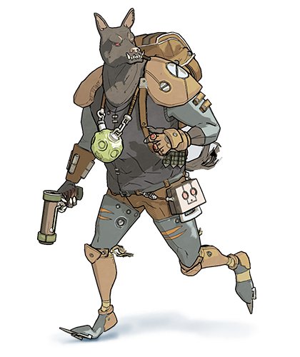 Lou Garoux, Space Werewolf!