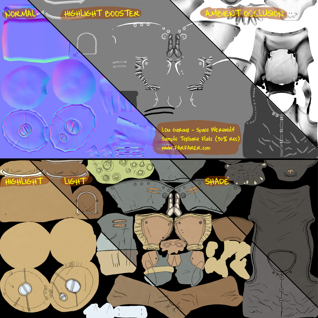 Lou Garoux Texture Samples