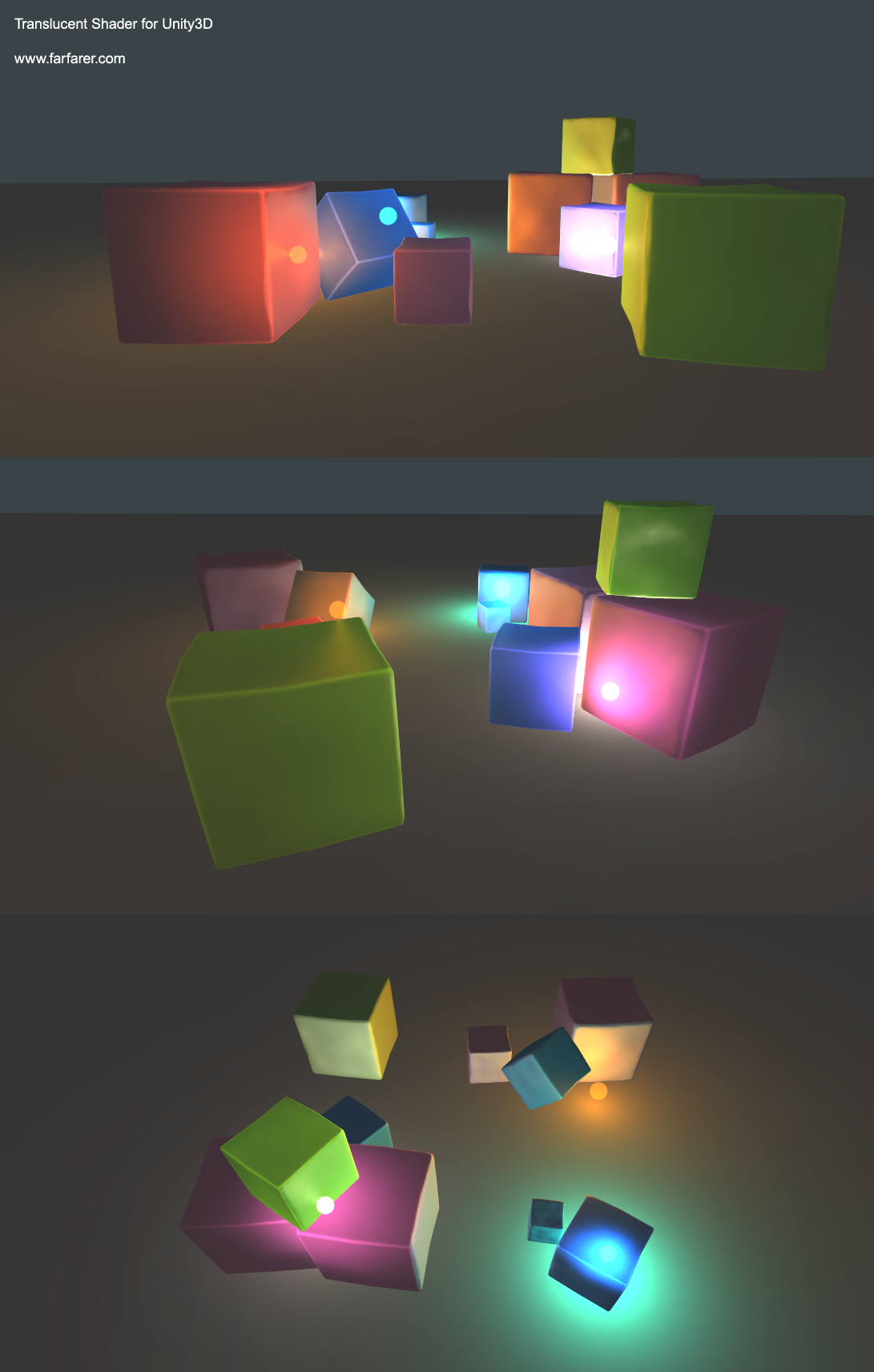 translucent shader for unity3d